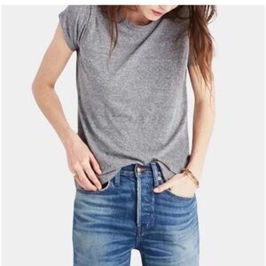 Madewell Triblend Gray Tee NWT 2X MSRP $49.50